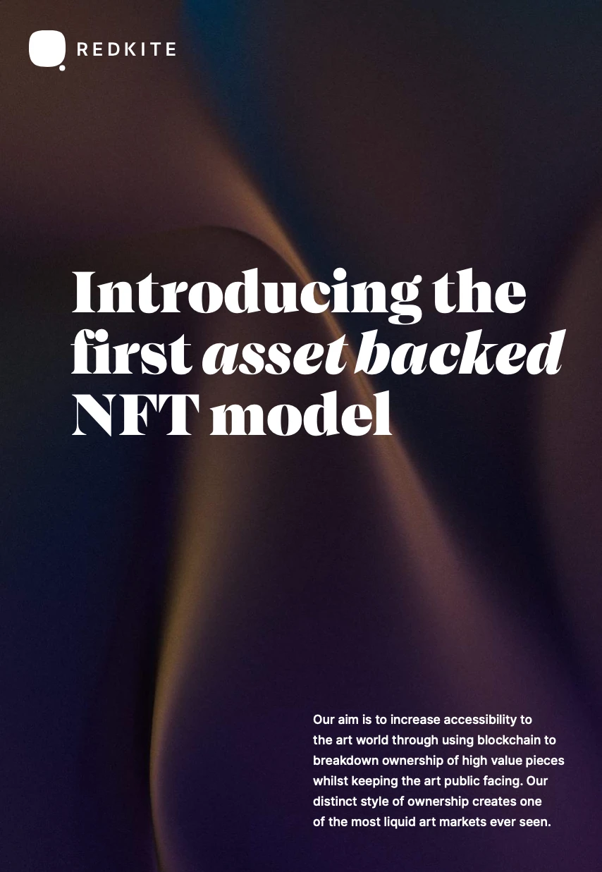 Redkit NFT whitepaper cover